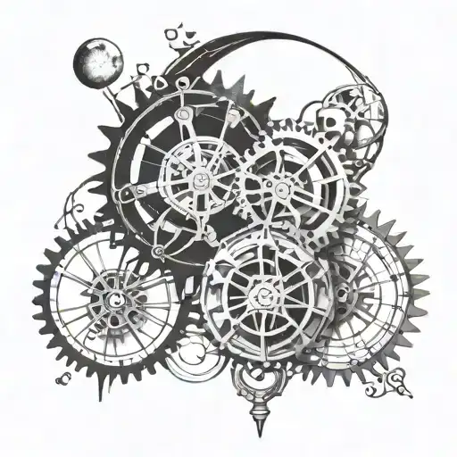 Incorporate Moon Phases Into A Mechanical Gear Design
