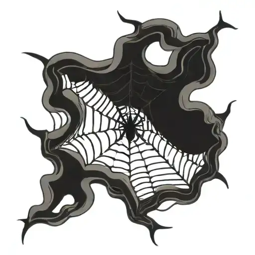 Spider Weaving A Web