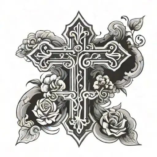 Incorporate A Delicate Cross Design Into A Pattern Symbolizing Strength And Resilience