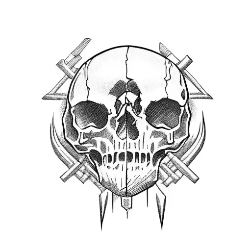 Skull Wielding Weapons