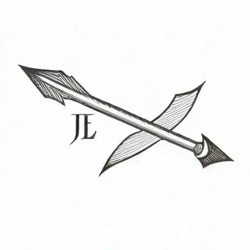 An Arrow With The Word Japanese Written On It