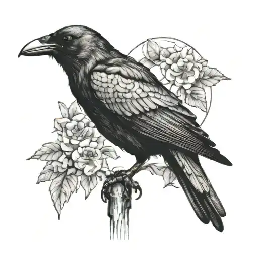 Crow Perched