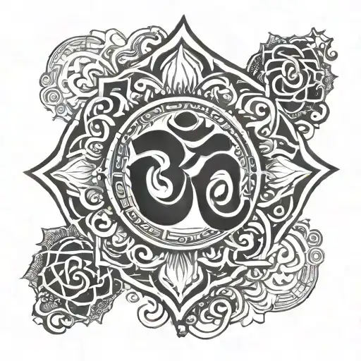 Om Symbol Path To Enliightment