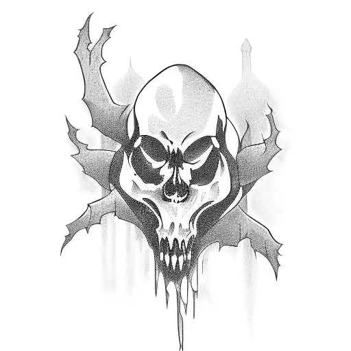 A Hauntingly Beautiful Ghost Band Performing On A Cemetery Stage