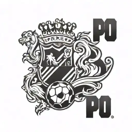 Combine The Espanyol De Barcelona Logo With A Football Design