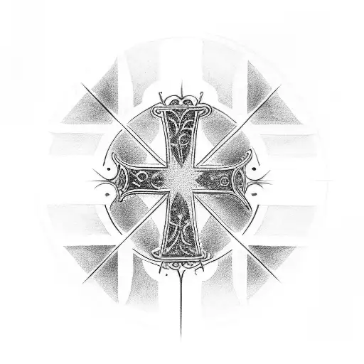 Christian Cross And Pain