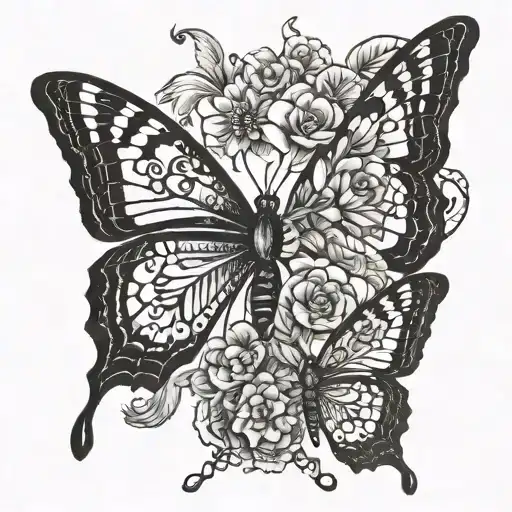 1 Butterfly Which Bears The Initial L And 1 Butterfly Which Bears The Initial V