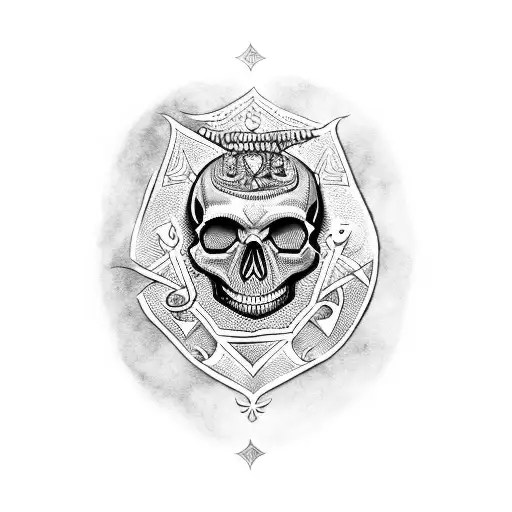 Skull With Freemason