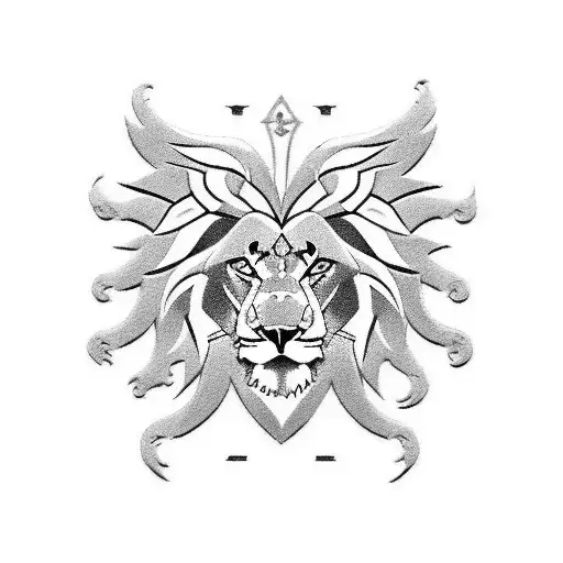 Incorporate The Tau Gamma Phi Symbol Into A Lion's Mane