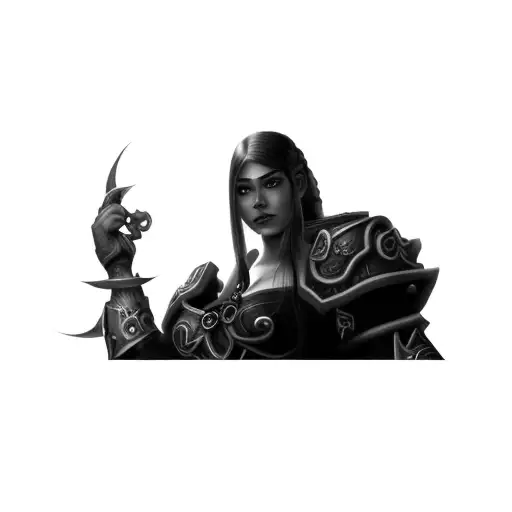 A Female Character From World Of Warcraft