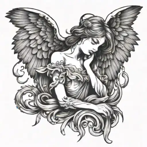 Feminine Broken Angel