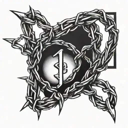 Barbed Wire Semicolon