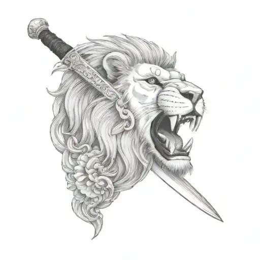 Remove The Sword Beneath The Lions Chin