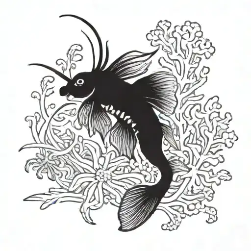 Incorporate A Scarlet Skunk Cleaner Shrimp Into A Beautiful Underwater Scene