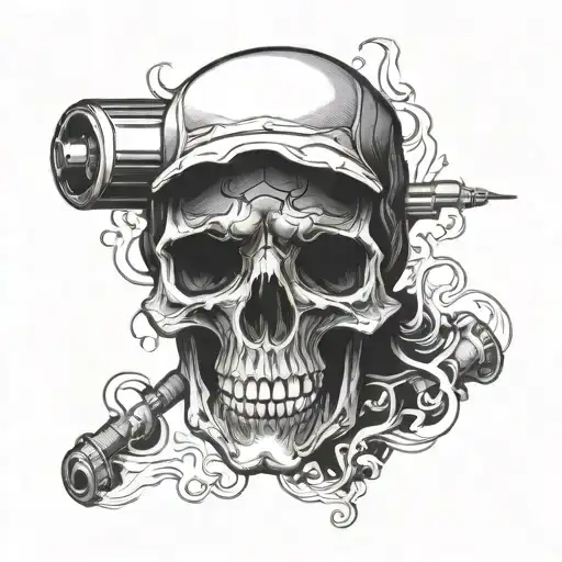 Skull Smoke Spark Plug