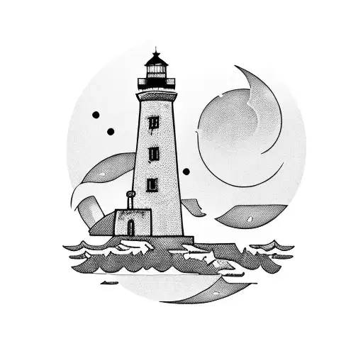 Lighthouse With Rocs