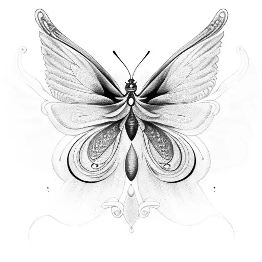 A Mesmerizing Butterfly With Intricate Gemini Zodiac Symbols Incorporated In Its Wings