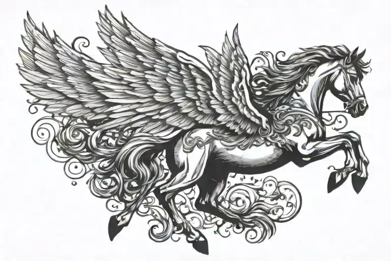 Airborne Pegasus Horse