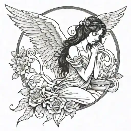 Feminine Broken Angel