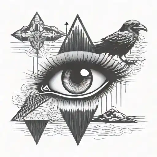 Eye And Raven