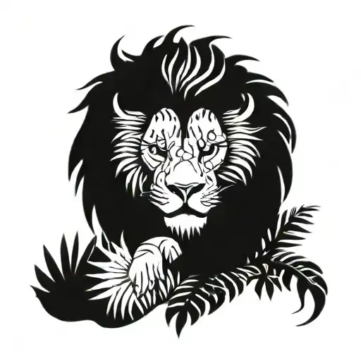 Jungle And Lion