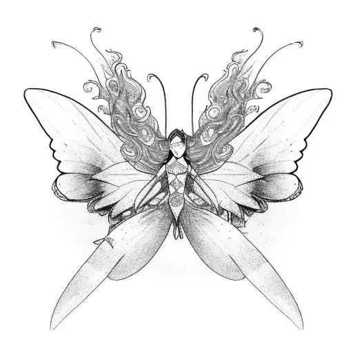 Butterflies Mermaid Fairies