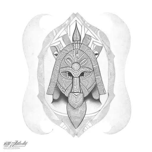 African Tribal Art With God