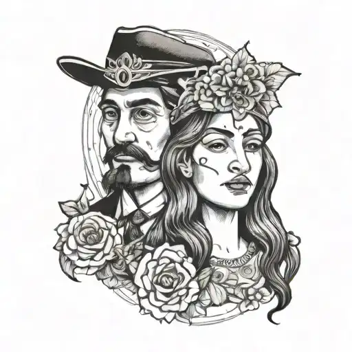 Jesus Malverde And Luna