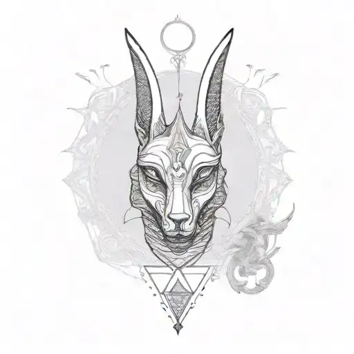 Anubis With Cancer Zodiac