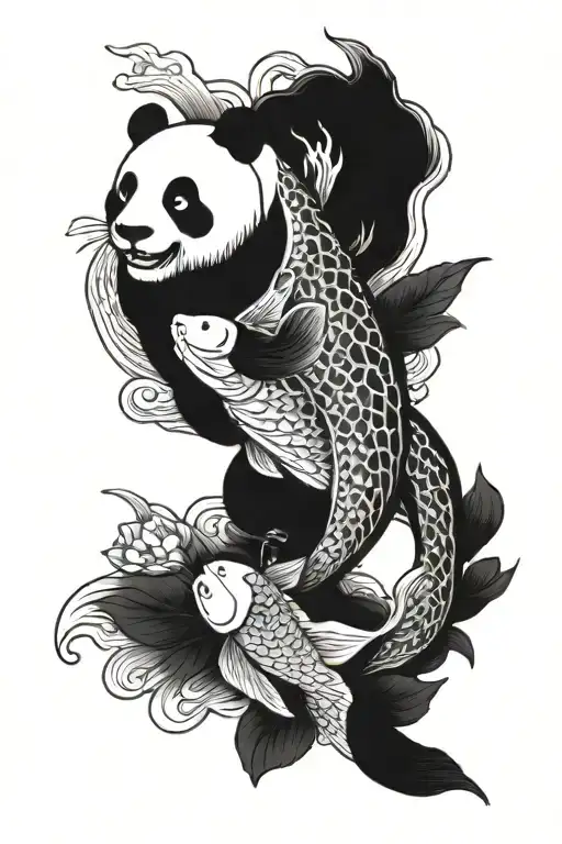 Panda Koi Fish
