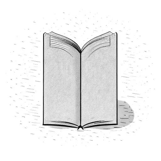 Cartoon Image Of An Open Book With 3 Big Scratch Marks All Across It