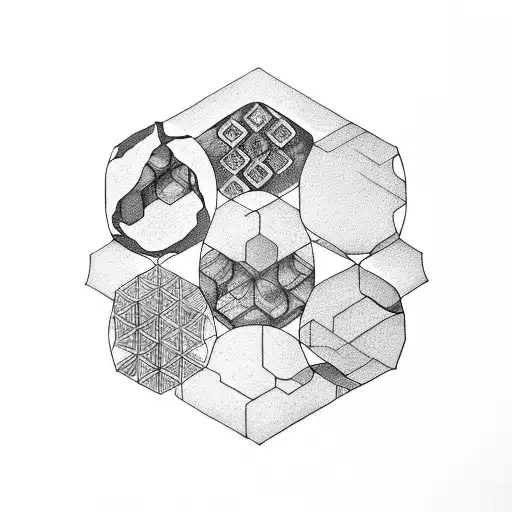 Hexagon With Greek Realism