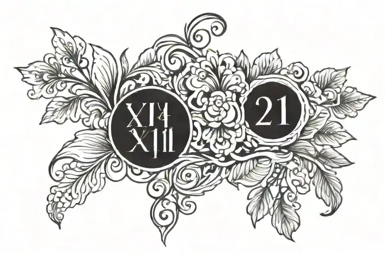 Date Tattoo Parents Dates Xxiii Xii Mmxvi