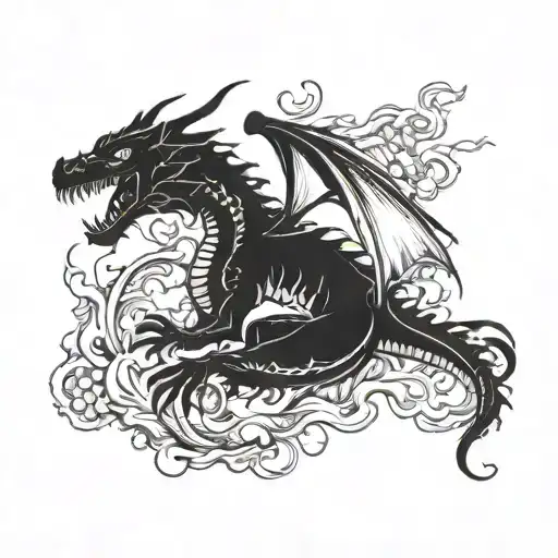 Incorporate A Dragon Breathing Fire Into A Culinary Scene