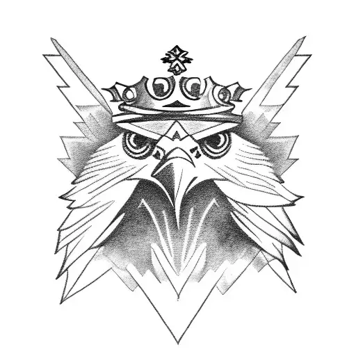 Eagle With Crown