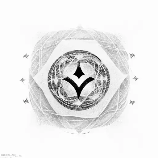 A Karma Symbol Formed By Soccer Players In Action