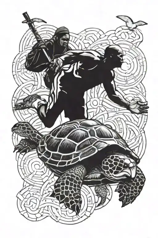 Micheal Jordan But Turtle