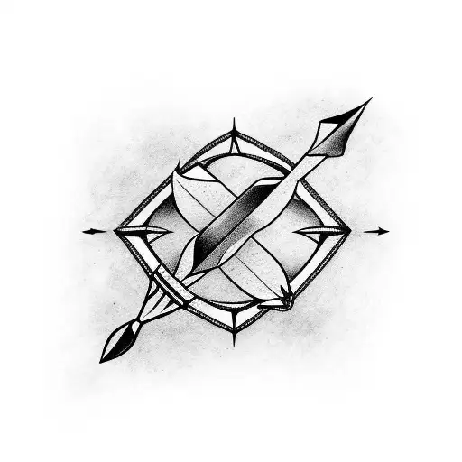 Arrow With Open Delta