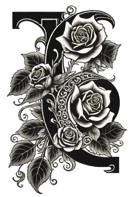 Horseshoe And Rose