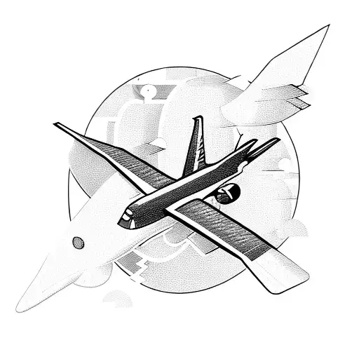 Airplane Carrying Money