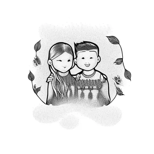 Kids Hand Holding Adults Hand And Kids Hair Fades Into Eyelashes Floating In The Air