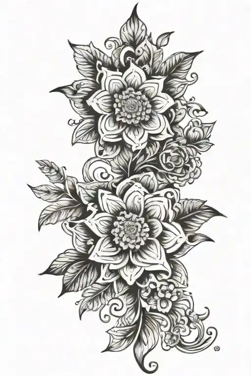 Symmetric Floral Patterns