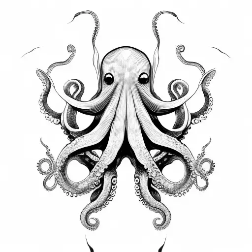 Octopus And Spear