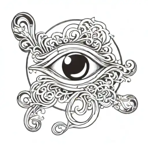 Virgo Symbol Intertwined Within Infinity Symbol Incorporated