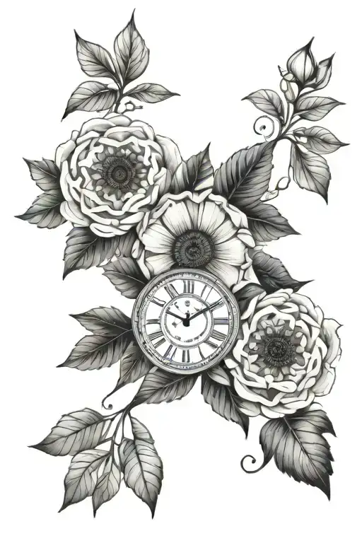Flower Clocks And Black Eyes