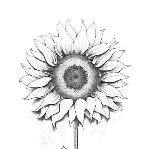 A Sunflower Blooming From An Open Bible Verse