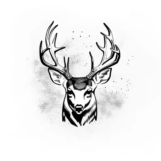 Whitetail Deer On Edge Of Woods