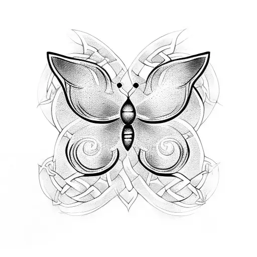 Celtic Knot Butterfly