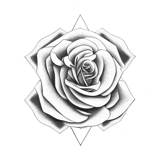 Rose Cross Made Of Ar15s