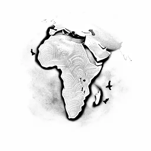 African Continent With Beach Vibe